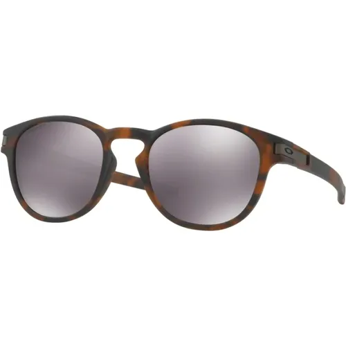 Latch Sonnenbrille Prizm Schwarz Havana Braun , Herren, Größe: 53 MM - Oakley - Modalova