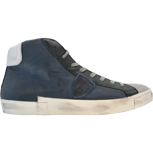 High Top Sneakers Mixage Style , male, Sizes: 11 UK - Philippe Model - Modalova