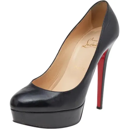 Pre-owned Leather heels , female, Sizes: 5 1/2 UK - Christian Louboutin Pre-owned - Modalova