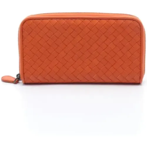 Pre-owned Leather wallets , female, Sizes: ONE SIZE - Bottega Veneta Vintage - Modalova