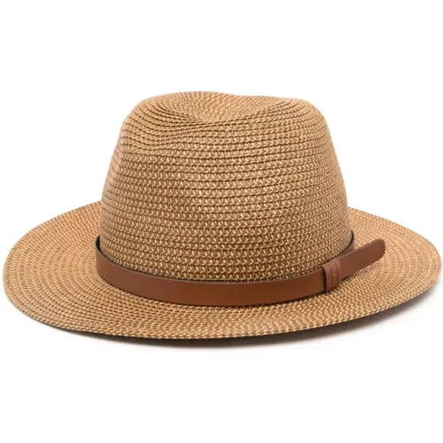 Hats Leather , female, Sizes: 58 CM - Emporio Armani - Modalova
