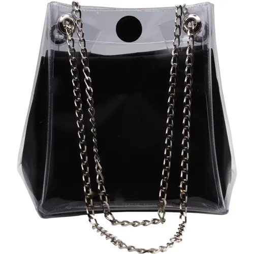 Transparent PVC Shoulder Bag with Chain , female, Sizes: ONE SIZE - Junya Watanabe - Modalova