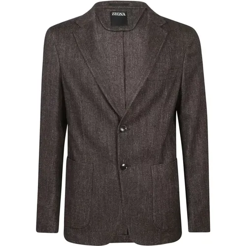 Outerwear Jacket Aw24 , male, Sizes: XL, L - Ermenegildo Zegna - Modalova