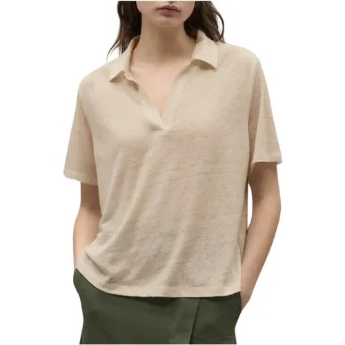 Tromsalf T-Shirt Frau Weiß Sand , Damen, Größe: S - Ecoalf - Modalova