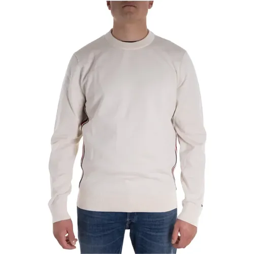 Men's Logo Stripe Sweatshirt , male, Sizes: L - Tommy Hilfiger - Modalova