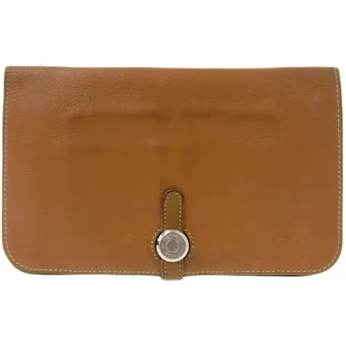 Pre-owned Leather wallets , female, Sizes: ONE SIZE - Hermès Vintage - Modalova