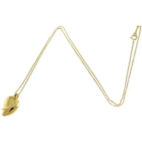 Pre-owned Gold necklaces , female, Sizes: ONE SIZE - Tiffany & Co. Pre-owned - Modalova