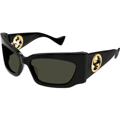 Gg1412S Oversized Geometrische Sonnenbrille - Gucci - Modalova