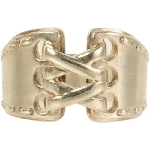 Pre-owned Silver rings , female, Sizes: ONE SIZE - Hermès Vintage - Modalova