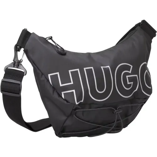 Logo Hobo Bag , male, Sizes: ONE SIZE - Hugo Boss - Modalova