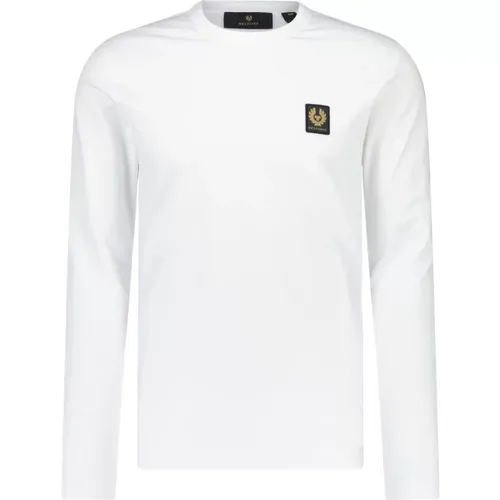 Logo Long Sleeve Shirt , male, Sizes: XL, 3XL, L, 2XL, M - Belstaff - Modalova