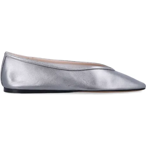 Silberne Geschlossene Ballettschuhe Luna Schuhe - Le Monde Beryl - Modalova