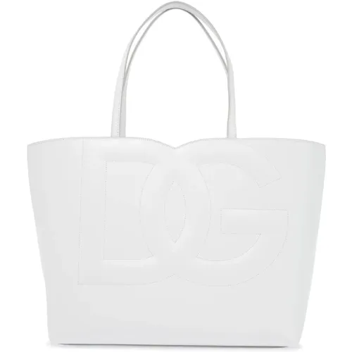 Quilted DG Logo Tote Bag - Dolce & Gabbana - Modalova