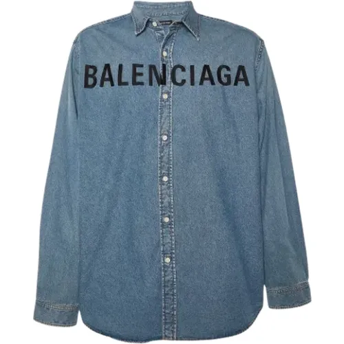 Pre-owned Denim tops , male, Sizes: 4XS - Balenciaga Vintage - Modalova