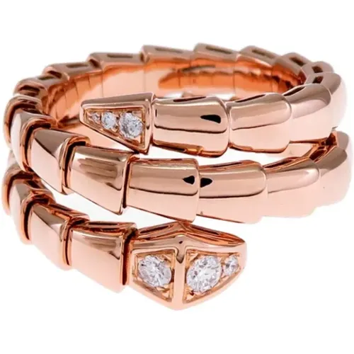 Pre-owned Rose Gold rings , female, Sizes: ONE SIZE - Bvlgari Vintage - Modalova