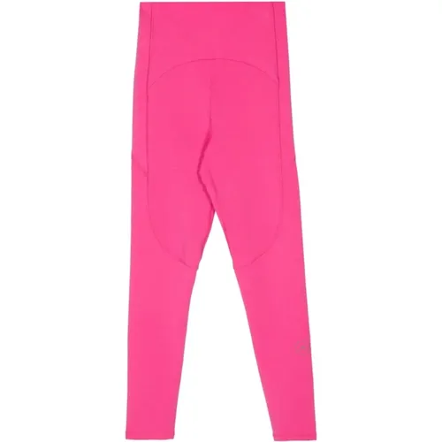 Fuchsia Hose mit Panel-Design , Damen, Größe: L - adidas by stella mccartney - Modalova