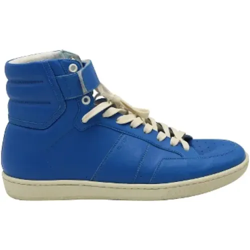 Pre-owned Leather sneakers , male, Sizes: 6 1/2 UK - Yves Saint Laurent Vintage - Modalova