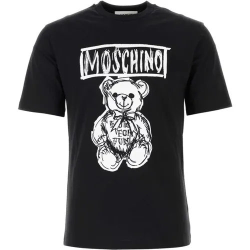 Classic Cotton T-Shirt , male, Sizes: M, S, L - Moschino - Modalova