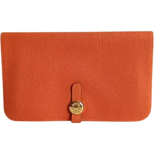 Pre-owned Leder clutches - Hermès Vintage - Modalova