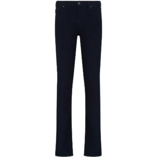 Dark Denim 5 Pocket Jeans , male, Sizes: W33, W32, W34 - Emporio Armani - Modalova
