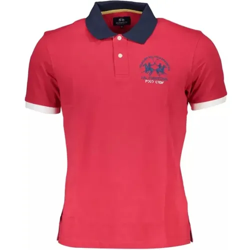 Elegantes Rosa Baumwoll-Poloshirt - LA MARTINA - Modalova