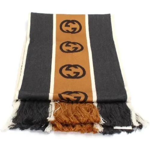 Pre-owned Wool scarves , female, Sizes: ONE SIZE - Gucci Vintage - Modalova