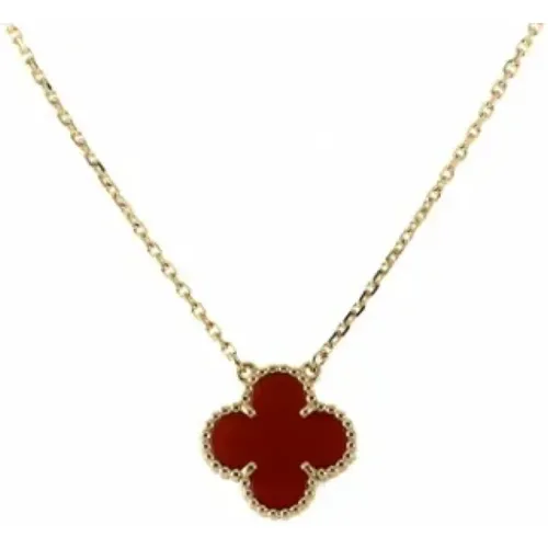 Vintage Alhambra Necklace in Gold , female, Sizes: ONE SIZE - Van Cleef & Arpels Pre-owned - Modalova