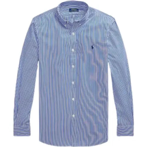 Striped /White Shirt - Iconic Logo , male, Sizes: S, M, L - Ralph Lauren - Modalova