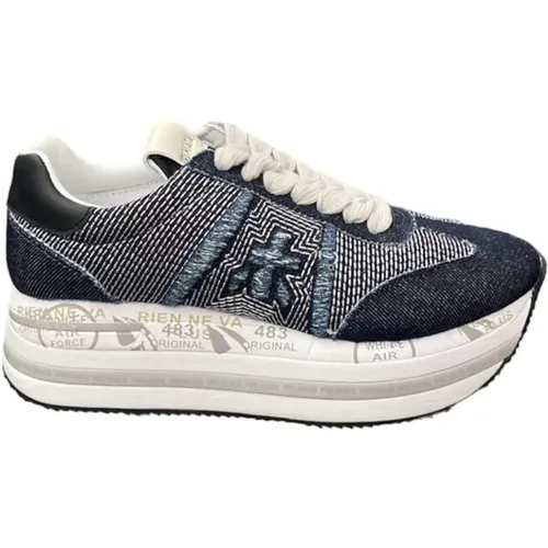 Beth Sneaker Denim , female, Sizes: 7 UK, 3 UK, 6 UK, 5 UK - Premiata - Modalova