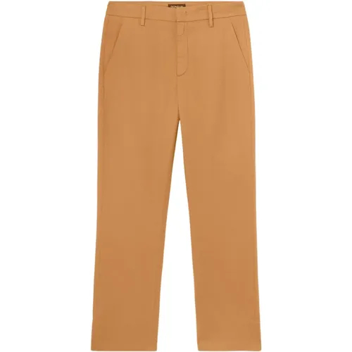 Erin Cropped Chino Hose , Damen, Größe: W29 - Dondup - Modalova