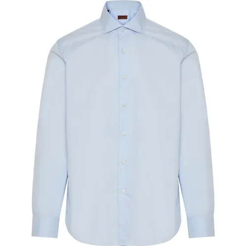 Italian Cotton Shirt 100% Cotton , male, Sizes: 2XL, 5XL, 4XL, M, 3XL, XL, L - Barba - Modalova