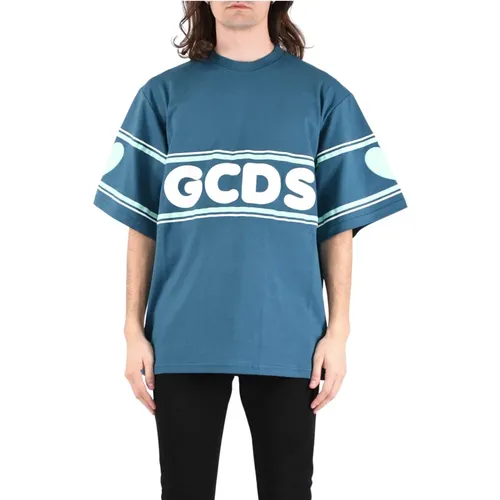 Cotton T-shirt With Logo Gcds - Gcds - Modalova
