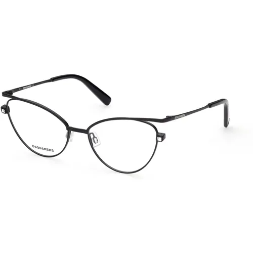 Erhöhen Sie Ihren Stil mit eleganter Metallrahmenbrille , Damen, Größe: 56 MM - Dsquared2 - Modalova