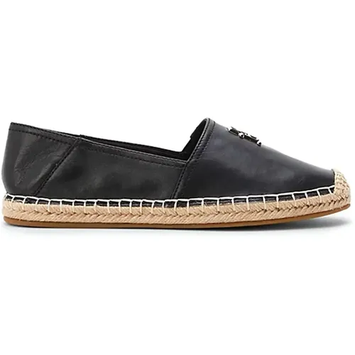 Essentielle Leder-Espadrille , Damen, Größe: 36 EU - Tommy Hilfiger - Modalova