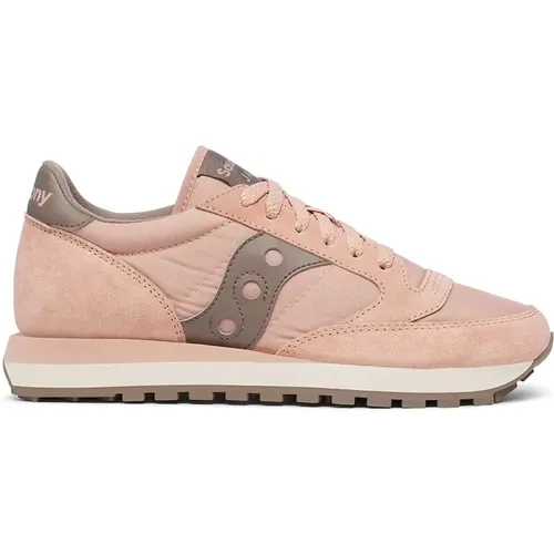 Rosa Sneakers mit EVA-Dämpfung , Damen, Größe: 38 1/2 EU - Saucony - Modalova