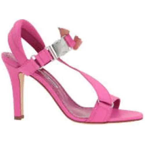 Almond Toe Sandals , female, Sizes: 7 UK, 3 UK - Manolo Blahnik - Modalova