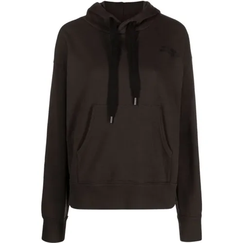 Gemütlicher Hoodie mit Logo-Stickerei , Damen, Größe: 2XS - Isabel marant - Modalova