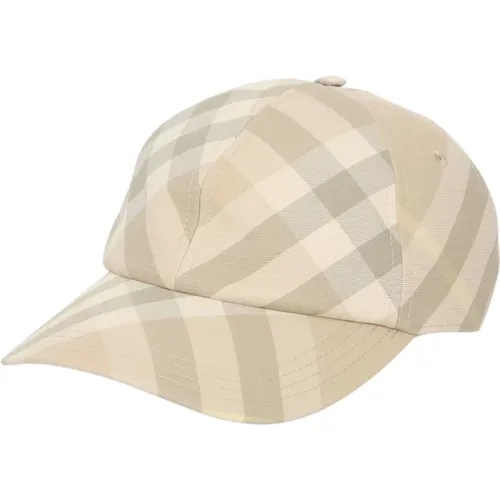 Check Baseball Hat , male, Sizes: M, XS, S - Burberry - Modalova