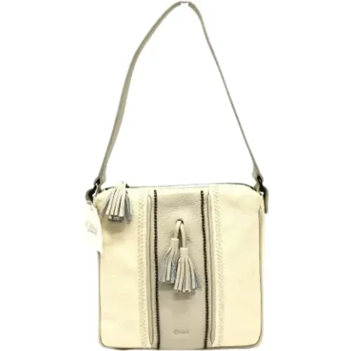 Pre-owned Stoff schultertasche , Damen, Größe: ONE Size - Chloé Pre-owned - Modalova