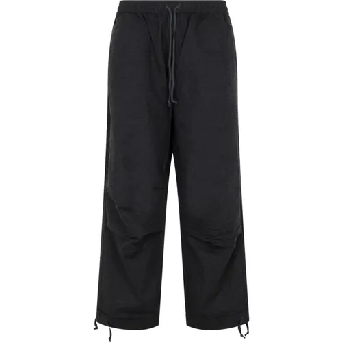 Grey Cotton Parachute Pants Aw23 , male, Sizes: W34, W32 - Universal Works - Modalova