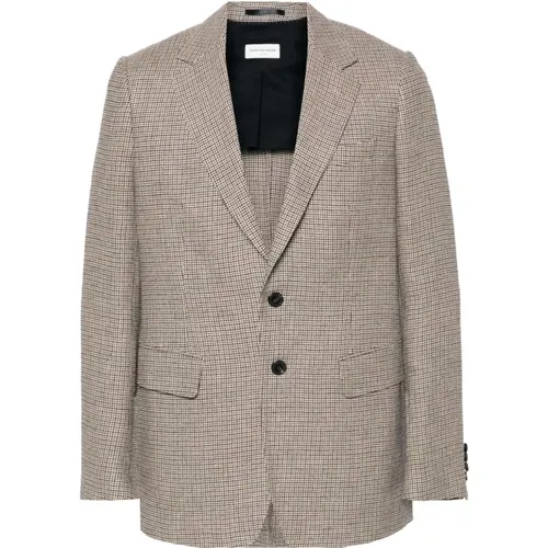 Sophisticated Linen Blazer , male, Sizes: 2XL, L, XL - Dries Van Noten - Modalova