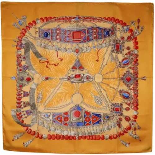 Pre-owned Silk scarves , female, Sizes: ONE SIZE - Hermès Vintage - Modalova