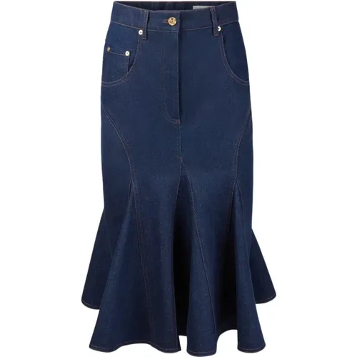 Denim Midi Skirt , female, Sizes: S, XS, M, 2XS, 2XL, L, XL - Nina Ricci - Modalova