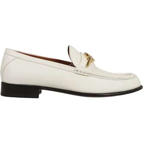 Ivory Loafer Vlogo Gate , female, Sizes: 4 UK, 6 UK, 7 UK, 5 UK, 8 UK, 3 1/2 UK, 4 1/2 UK - Valentino Garavani - Modalova