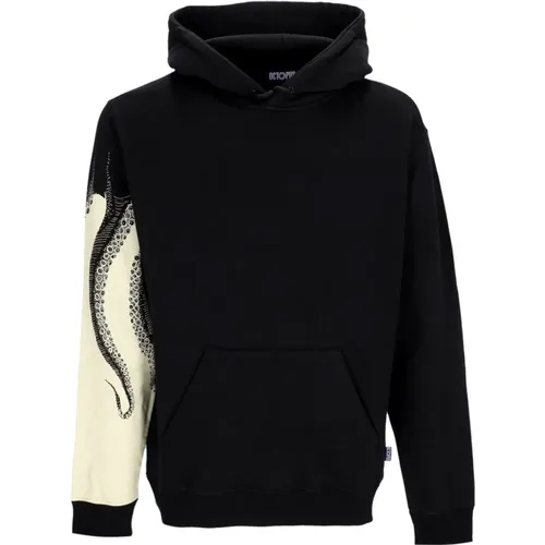 Side Hoodie Long Sleeve , male, Sizes: L, M - Octopus - Modalova