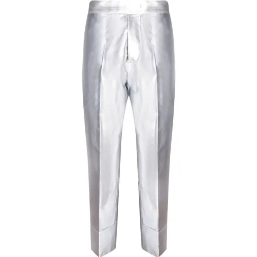 Metallic Trousers , female, Sizes: XS, S, M - Sapio - Modalova