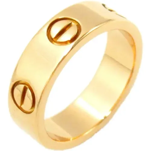 Pre-owned Rose Gold rings , female, Sizes: ONE SIZE - Cartier Vintage - Modalova