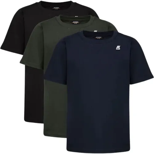 Logo Tris T-Shirt Set für Jungen - K-way - Modalova