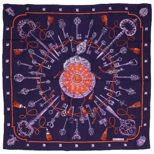 Pre-owned Silk scarves , female, Sizes: ONE SIZE - Hermès Vintage - Modalova