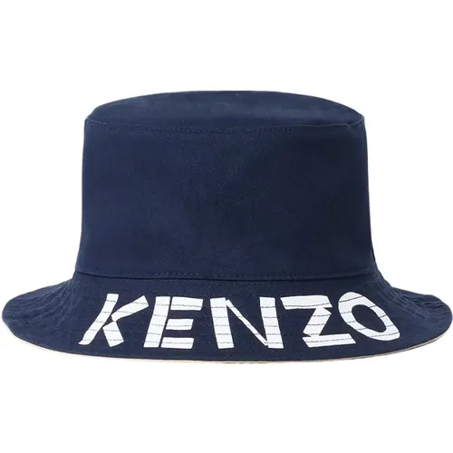 Wendbare Logo Print Bucket Hat - Kenzo - Modalova